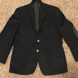 Izod Wool Sportcoat. Navy Blue. 42 Short.